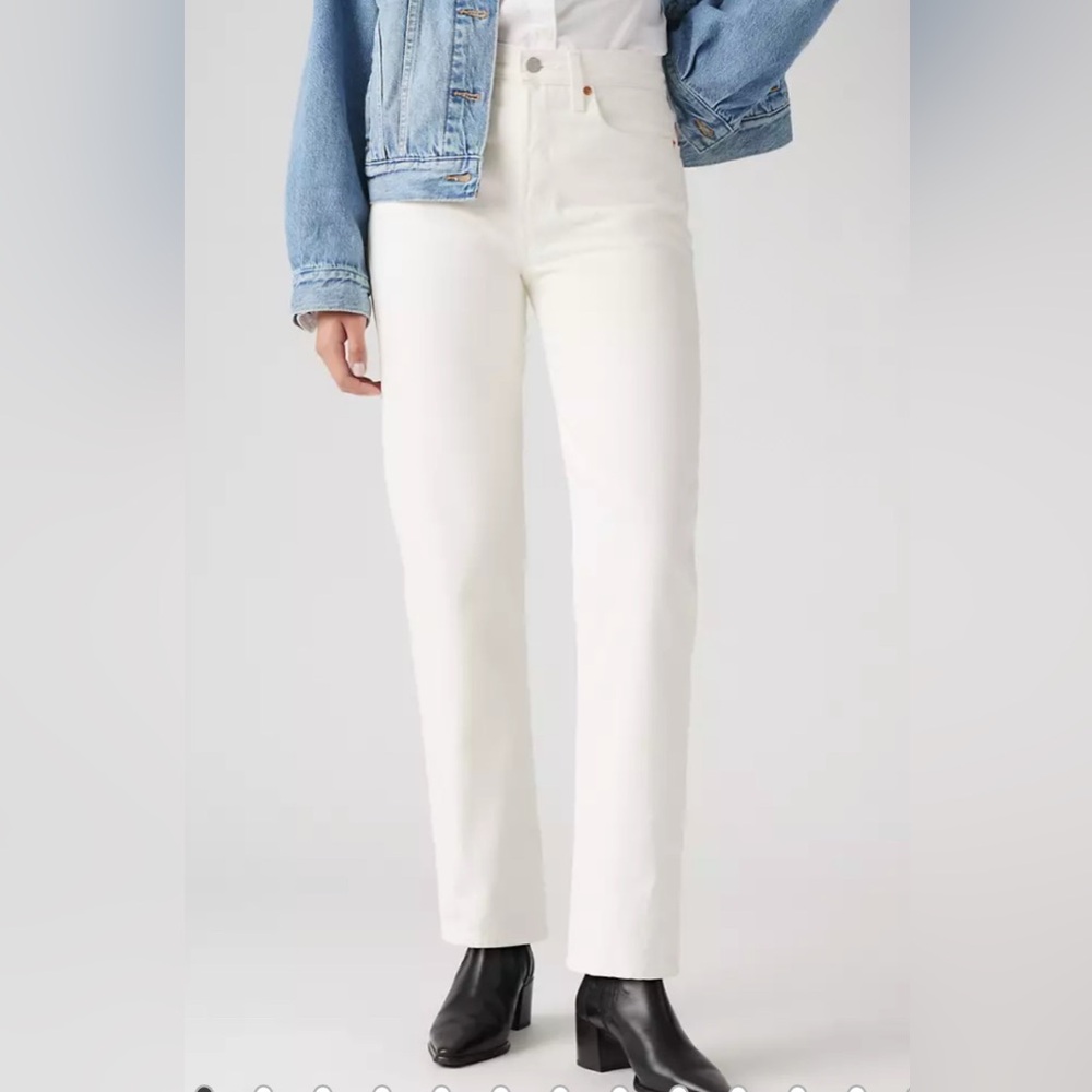 Levi's Wedgie High Rise Straight Leg Jeans